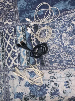 Some random type c,lighting and micro cables