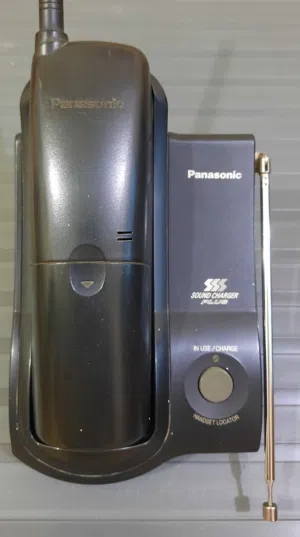 جهاز تليفون أرضي لاسلكي ماركة Panasonic - قطع غيار