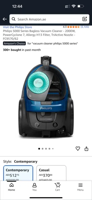 Vacuum Cleaner - Phillips 5000 series
