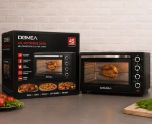 DOMEA 45L Rotisserie Electric Oven – Multi Function Toaster Oven