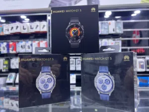 Huawei GT5 ( blue , black ) ساعة هواوي الاصدار الخامس متوفرة باللون الاسود و الازرق قياس 46مم