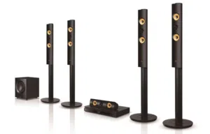 LG 5.1 channel home theater system
