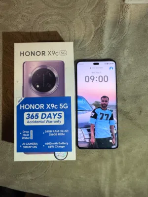 Honor X9c Mobile Phone 256GB Blue - Used Excellent Condition with Accessories
