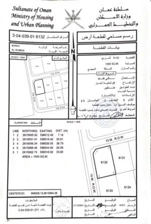 ارض للبيع في الرميس
