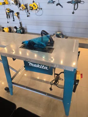 MDF   CUTTING TABLE WITH ADJUSTING CUTTER NEW CONDITION ONLY 2-3 TIME USED
