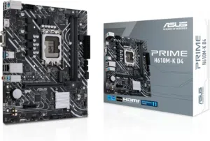 مذربورد جديد ASUS Prime H610M-K D4 Motherboard