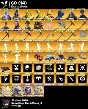 للبيع حساب فورتنايت اساسي يتغير الايميل ويربط جميع المنصات (حسابي الخاص)
