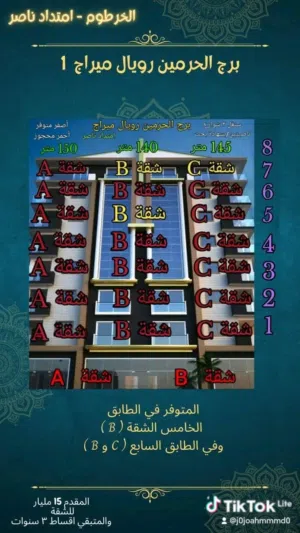 200 m2 3 Bedrooms Apartments for Sale in Khartoum Al-Emtidad