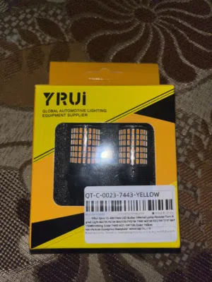 YIRU 2pcs 12-48V NEW LED LIGHT BLUBS REVERSE LIGHT TURN SIGNAL BLUB 7443-YELLOW CONTACT ON WHATSAPP