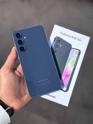 جالاكسي A35 5G مشغل اخو الجديد بالكرتونة 128و 256 جيجا 16 رام