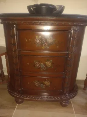 وحدة ادراج انتيك خشب زان