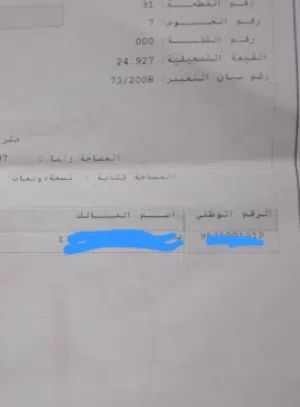 اراضي لفجيج او البدل على بكم او سياره