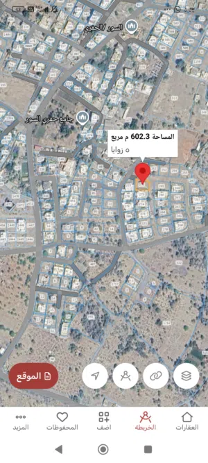 ارض سكنيه الحفري شمال كورنر موقع حلو ب12 الف للشاري الجاد فقط