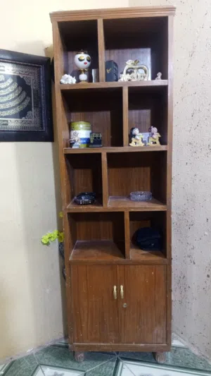 مكتبة تفصال خشب صاج قوي