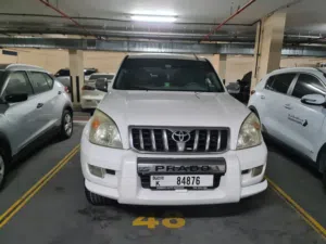 تويوتا برادو 2008 vx , فل اوتوماتيك ابيض بحالة ممتازه