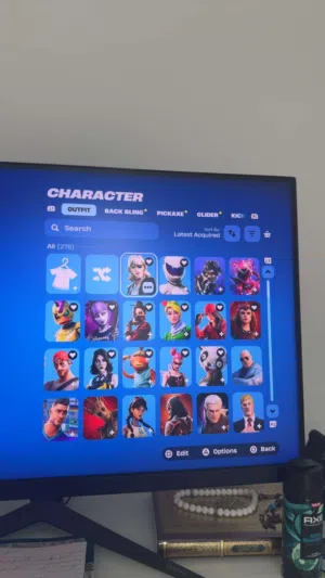 حساب فورت 278 فيه اكس كريتوس وسكنات ايتم شوب كثيره