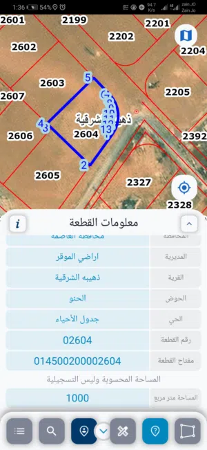 Residential Land for Sale in Amman Dhuheibah Al-Sharqiyah