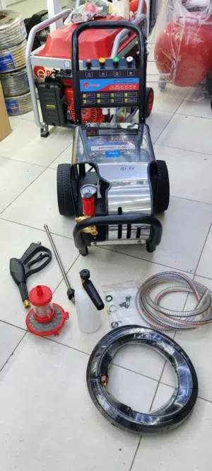مضخة غسيل بريشر ماء ضغط الماء لغسيل السيارات والمنازل شركة ايدون edon HB1840T-2.4A نوزل اشكال مختلفة