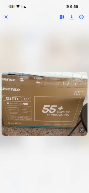 شاشة هايسنس اصلية 55 144hz اخر اصدار