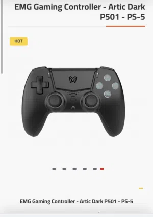 EMG Gaming Controller - Artic Dark P501 - PS-5