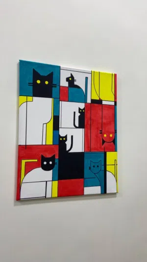 لوحة فنية للإقتناء مناسبة لديكور المنزل وللإهداء بطابع ملفت للانتباه