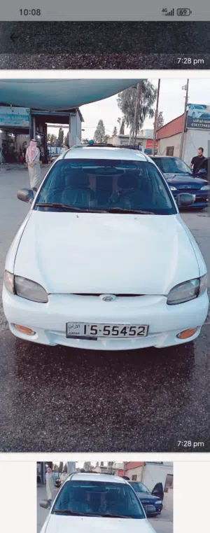 هونداي اكسنت للبيع موديل 95 جير ومحرك بالصلاه ع النبي
