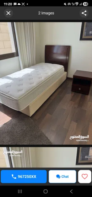 bed with matters and shelves for sale. urgent sale for cheap