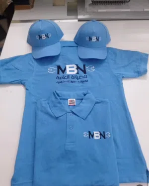 تيشرتات  تطريز حسب الطلب زي موحد. تيشرتات كابات مرايل قمصان بدلات رسميه تفصيل حسب الطلب