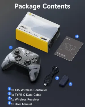 وحدة تحكم بالألعاب (Gamepad) من طراز EasySMX X15