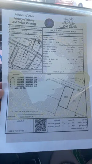 ارض وسطية ع الشارع ف المعبيلة للبيع