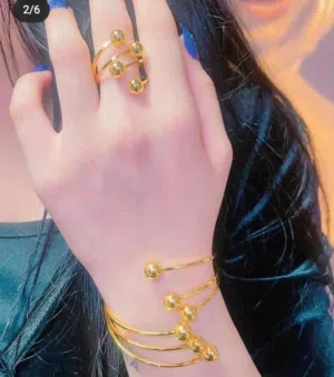 سيت قطعتين سوار ومحبس