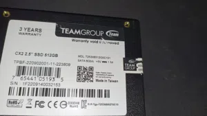 CX2 2.5 SSD السعة: 512GB الماركة: TEAMGROUP (Team)