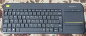 الكيبورد الوايرلس logitech k400 plus للبيع