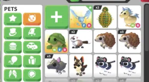 Selling Adopt me pets and MM2 items for money, message me for prices!