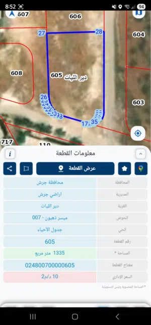 Residential Land for Sale in Jerash Other
