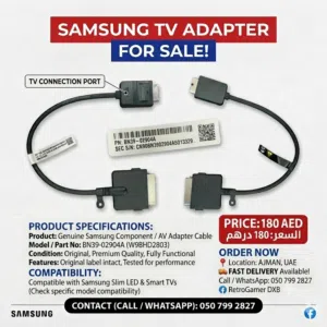 Original Samsung TV AV / Component Adapter Cable For Sale!