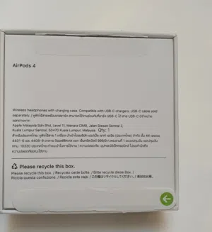 Airpods 4 Normal Used Mobile Earphones in Good Condition for Sale
