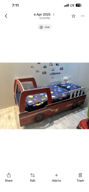 Fire truck bed