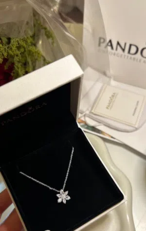 سنسال باندورا أصلي clear cubic Zirconia