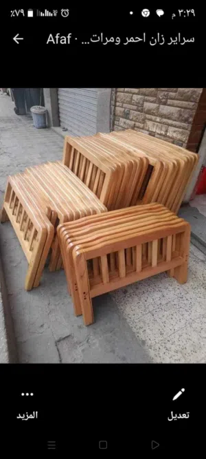 سراير خشب زان احمر بالمولل هديه حاجه كويسه جدا