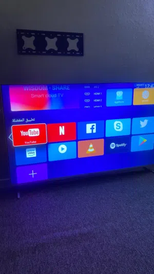 شاشه جنرال فيو فل سمارت بحال الوكاله 75"الضخمه فور كي اوامر صوتيه اطار معدني جميل ضد الكسر