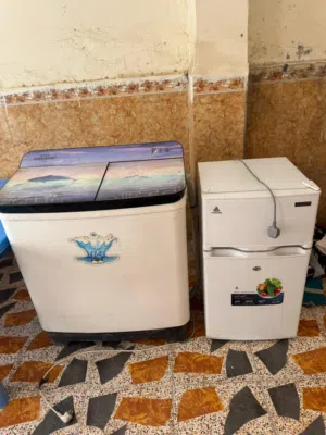 ثلاجة + غسالة 90 الف