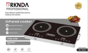 وصل غاز ناشونال بركندا الكهربائي الاصلي كهربائي عين وحده 3700 واط طباخ كهربائي عينتين كل عين3700