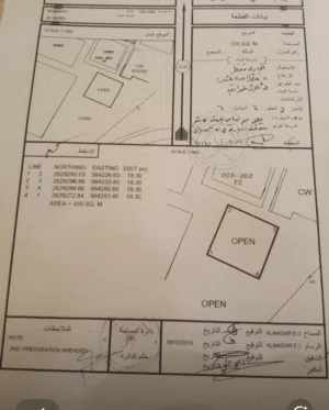 أرض تجارية 335 متر ، في موقع استراتيجي مميز على الشارع مباشرة  - المصنعة، بديعوه
