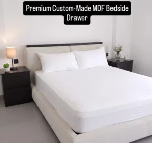 Premium Melamine MDF Bedside Table - Custom Made - Fast Delivery!