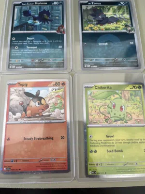 Pokémon cards.