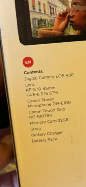 Canon EOS R50 جديدة