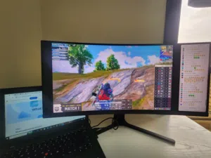 30 inch Curved Gaming Monitor 200hz 1800R Curvature 2560 x 1080 WQHD Resolution 4K