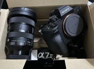 كاميرا سوني a7iv مع عدسة 24_70 sigma 2