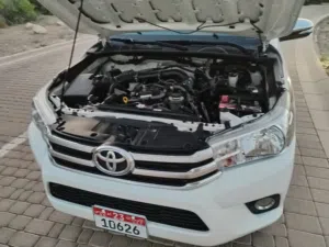 Toyota Hilux Model 2024 Color white interior Red GCC car now have milkya For sale